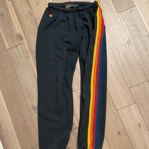 Aviator Nation - 5 STRIPE SWEATPANTS - NAVY WSPRS5-NVY-M